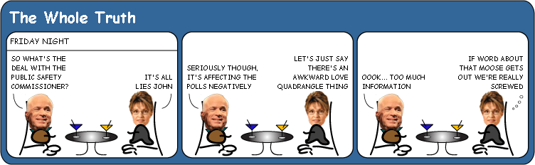 Palin And Troopergate cartoon